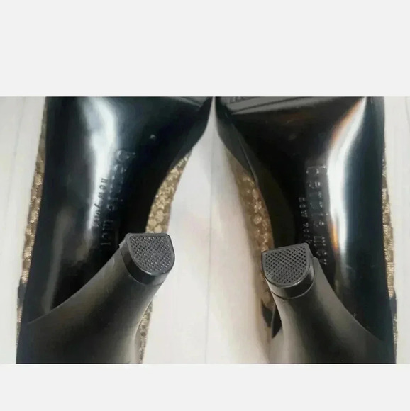 BERNIE MEV Claire Weave Platform Y2K Heel MetalicSz 37 6/6.5 US - Picture 7 of 7